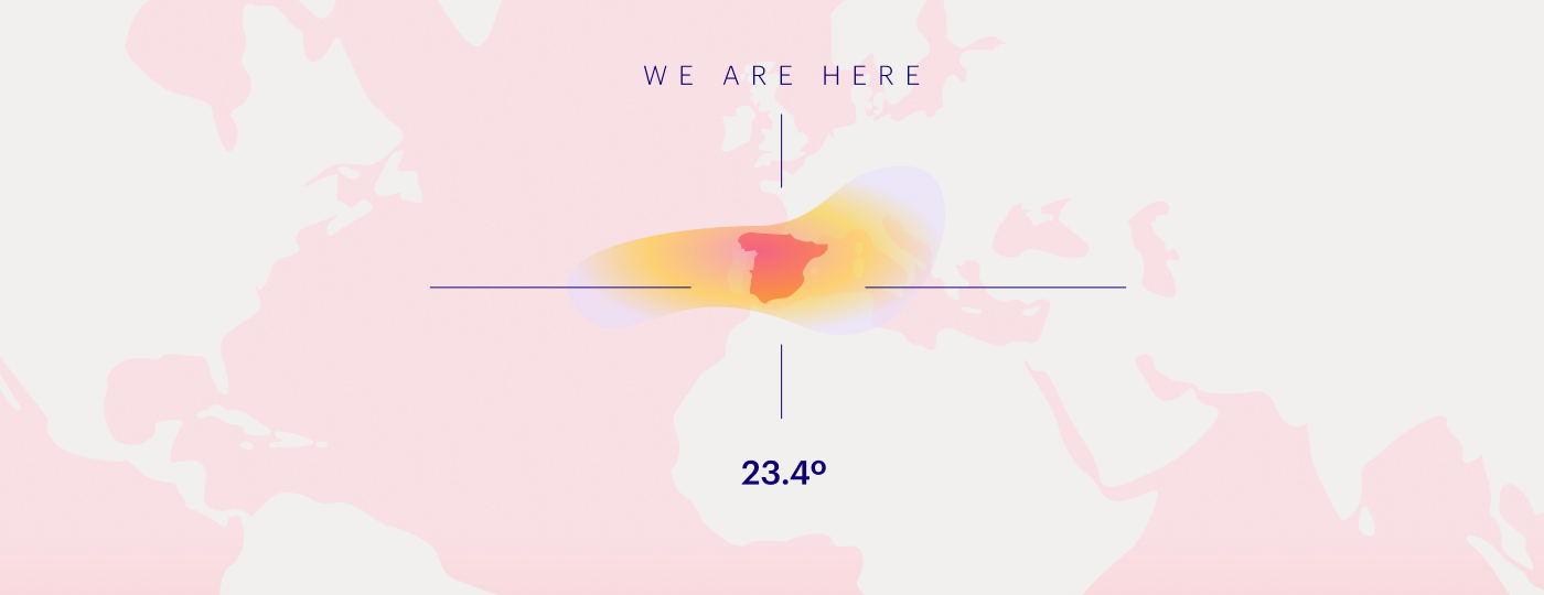 We are here 23.4°